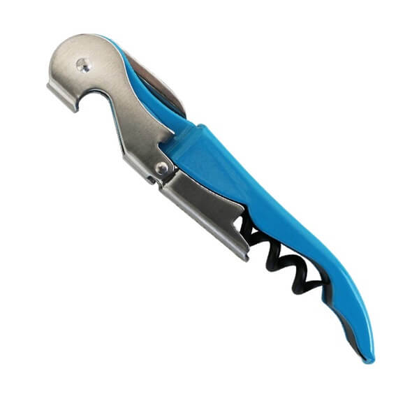 Duo-Lever corkscrew aquamarine