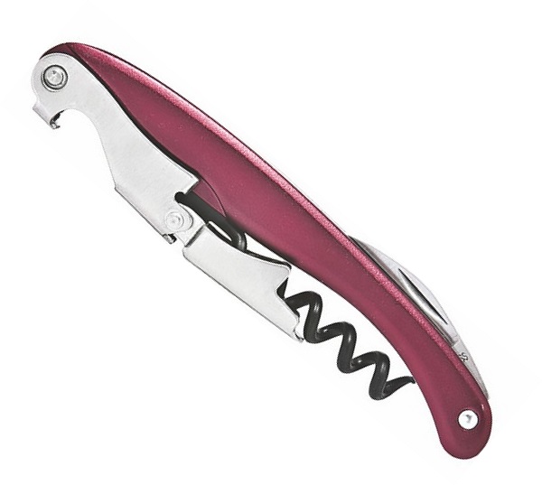 Lisse Corkscrew Metallic Burgundy