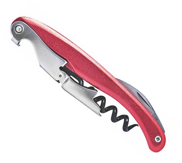Lisse Corkscrew Metallic Red