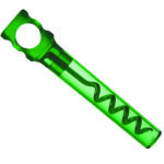 pocket corkscrew transparent green