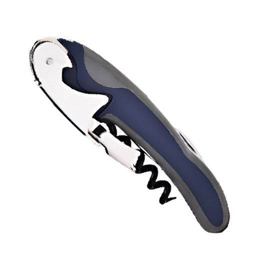 bi-color two-lever corkscrew blue