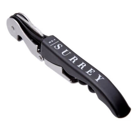 Custom duo-lever corkscrew with printed logo