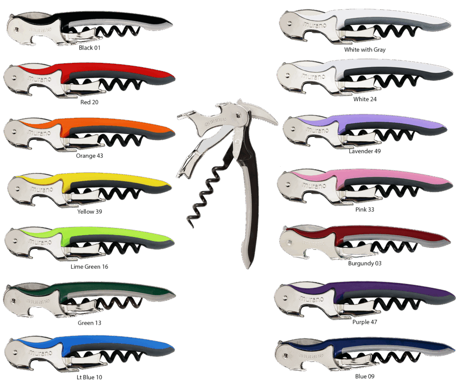 Murano Corkscrew custom printed