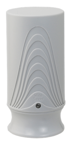 wine saver pump & stopper white